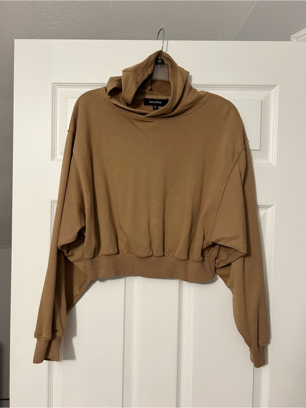 Lea & Viola Brown Cropped Hoodie